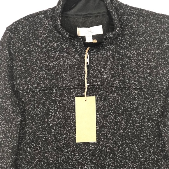 Thread & Supply Black Quarter-Zip Jacket NWT - Picture 4 of 8